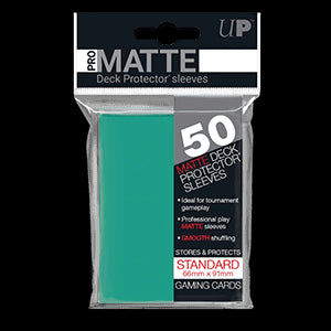 50 Ultra Pro Pro-Matte Sleeves (Aqua)