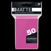 50 Ultra Pro Pro-Matte Sleeves (Bright Pink)
