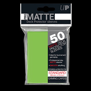 50 Ultra Pro Pro-Matte Sleeves (Lime Green)