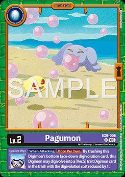Pagumon (EX9-006) (V.1)⁣ - Versus Monsters⁣ (Common)⁣ [006]