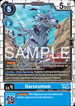 Garurumon (EX9-017) (V.1)⁣ - Versus Monsters⁣ (Uncommon)⁣ [017]