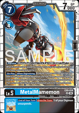 MetalMamemon (EX9-018) (V.1)⁣ - Versus Monsters⁣ (Super Rare)⁣ [018]