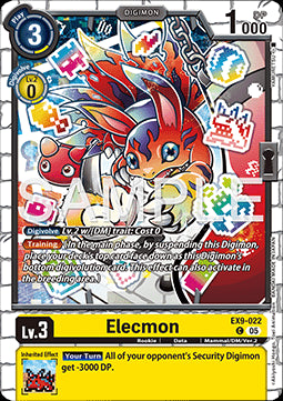 Elecmon (EX9-022) (V.1)⁣ - Versus Monsters⁣ (Common)⁣ [022]