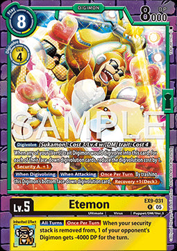 Etemon (EX9-031)⁣ - Versus Monsters⁣ (Rare)⁣ [031]