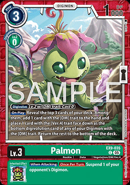 Palmon (EX9-035) (V.1)⁣ - Versus Monsters⁣ (Common)⁣ [035]