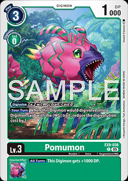 Pomumon (EX9-036) (V.1)⁣ - Versus Monsters⁣ (Common)⁣ [036]