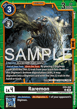 Raremon (EX9-052) (V.1)⁣ - Versus Monsters⁣ (Uncommon)⁣ [052]