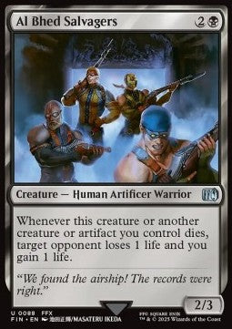 Al Bhed Salvagers⁣ - Magic: The Gathering - FINAL FANTASY⁣ (Uncommon)⁣ [88]
