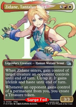 Zidane, Tantalus Thief (V.3) - FINAL FANTASY: Extras (Uncommon) [XFIN-550]