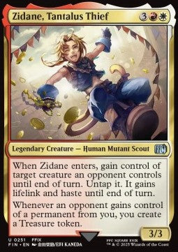 Zidane, Tantalus Thief⁣ - Magic: The Gathering - FINAL FANTASY⁣ (Uncommon)⁣ [251]