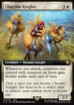 Chocobo Knights - Commander: FINAL FANTASY: Extras (Rare) [XFIC-102]