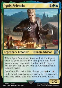 Ignis Scientia⁣ - Magic: The Gathering - FINAL FANTASY⁣ (Uncommon)⁣ [227]