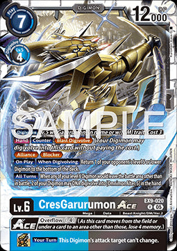 CresGarurumon Ace (EX9-020) (V.1)⁣ - Versus Monsters⁣ (Rare)⁣ [020]