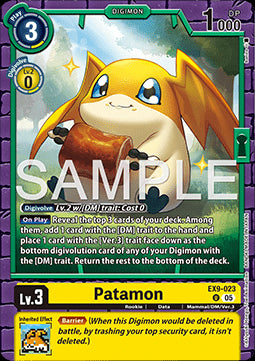 Patamon (EX9-023) (V.1)⁣ - Versus Monsters⁣ (Uncommon)⁣ [023]