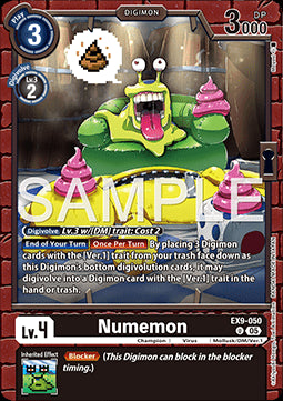 Numemon (EX9-050) (V.1)⁣ - Versus Monsters⁣ (Uncommon)⁣ [050]