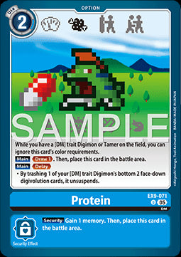 Protein (EX9-071) (V.1)⁣ - Versus Monsters⁣ (Uncommon)⁣ [071]