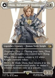 Dion, Bahamut's Dominant // Bahamut, Warden of Light (V.1) - FINAL FANTASY: Extras (Rare) [XFIN-376]
