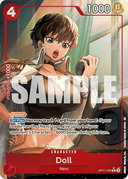 Doll (OP11-008) (V.2) - A Fist of Divine Speed (Alternate Art) [OP11-008]