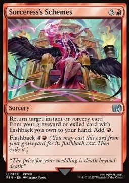 Sorceress's Schemes⁣ - Magic: The Gathering - FINAL FANTASY⁣ (Uncommon)⁣ [159]