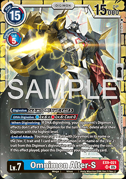 Omnimon Alter-S (EX9-021) (V.1)⁣ - Versus Monsters⁣ (Super Rare)⁣ [021]