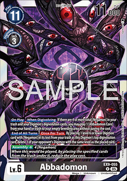 Abbadomon (EX9-055)⁣ - Versus Monsters⁣ (Rare)⁣ [055]