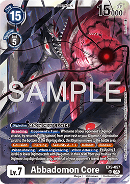Abbadomon Core (EX9-057) (V.1)