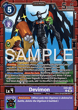 Devimon (EX9-061) (V.1)⁣ - Versus Monsters⁣ (Uncommon)⁣ [061]