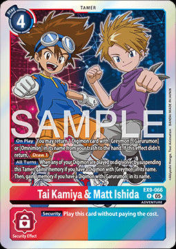 Tai Kamiya & Matt Ishida (EX9-066) (V.1)⁣ - Versus Monsters⁣ (Rare)⁣ [066]