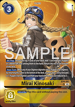Mirai Kinosaki (EX9-067) (V.2)⁣ - Versus Monsters⁣ (Alternative Art)⁣ [067]