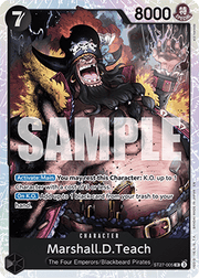 Marshall.D.Teach (ST27-005) - Starter Deck: Black Marshall.D.Teach (Super Rare) [ST-27-005]