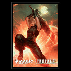 Magic: The Gathering - FINAL FANTASY: "Cloud, Ex-SOLDIER" Sleeves⁣ - Magic: The Gathering - FINAL FANTASY