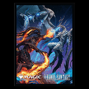 Magic: The Gathering - FINAL FANTASY: "Bahamut and Ifrit" Sleeves⁣ - Magic: The Gathering - FINAL FANTASY