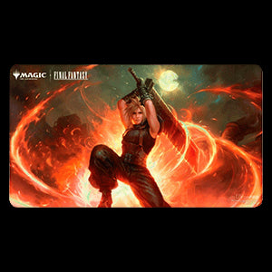Magic: The Gathering - FINAL FANTASY: "Cloud, Ex-SOLDIER" Playmat⁣ - Magic: The Gathering - FINAL FANTASY