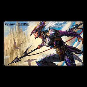 Magic: The Gathering - FINAL FANTASY: "Kain, Traitorous Dragoon" Stitched Playmat⁣ - Magic: The Gathering - FINAL FANTASY
