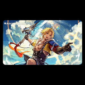 Magic: The Gathering - FINAL FANTASY: "Tidus, Yuna's Guardian" Playmat⁣ - Magic: The Gathering - FINAL FANTASY