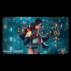 Magic: The Gathering - FINAL FANTASY: "Tifa, Martial Artist" Playmat⁣ - Magic: The Gathering - FINAL FANTASY