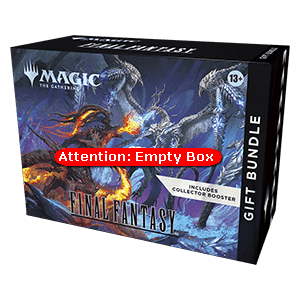 Magic: The Gathering - FINAL FANTASY: Empty "Fat Pack Bundle: Gift Edition" Box