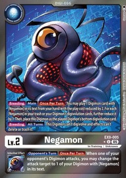 Negamon (EX9-005) (V.2)⁣ - Versus Monsters⁣ (Alternative Art)⁣ [005]