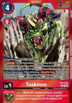 Tuskmon (EX9-010) (V.2)⁣ - Versus Monsters⁣ (Alternative Art)⁣ [010]