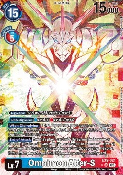 Omnimon Alter-S (EX9-021) (V.2)⁣ - Versus Monsters⁣ (Alternative Art)⁣ [021]