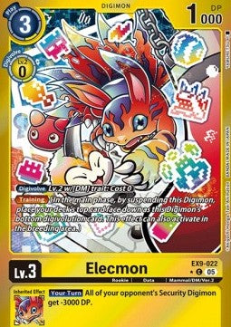 Elecmon (EX9-022) (V.2)⁣ - Versus Monsters⁣ (Alternative Art)⁣ [022]