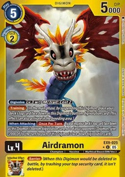 Airdramon (EX9-025) (V.2)⁣ - Versus Monsters⁣ (Alternative Art)⁣ [025]