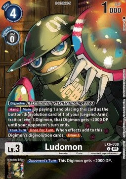 Ludomon (EX6-038)⁣ - Versus Monsters⁣ (Alternative Art)⁣ [EX6-038]