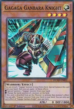 Gagaga Ganbara Knight⁣ - Duelist’s Advance⁣ (Super Rare)⁣ [002]