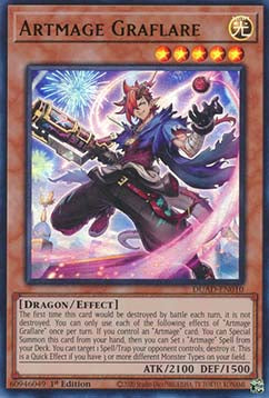 Artmage Graflare (V.1 - Ultra Rare)⁣ - Duelist’s Advance⁣ (Ultra Rare)⁣ [010]