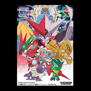 60 Official Card Sleeves 01 "Appmon"⁣ - Digimon Products