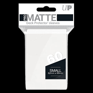 60 Small Ultra Pro PRO-Matte Deck Protector Sleeves (White)