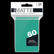 60 Small Ultra Pro PRO-Matte Deck Protector Sleeves (Aqua)