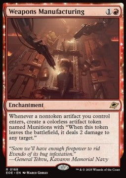 Weapons Manufacturing⁣ - Edge of Eternities⁣ (Rare)⁣ [168]