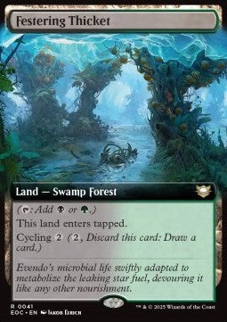 Festering Thicket⁣ - Commander: Edge of Eternities: Extras⁣ (Rare)⁣ [41]